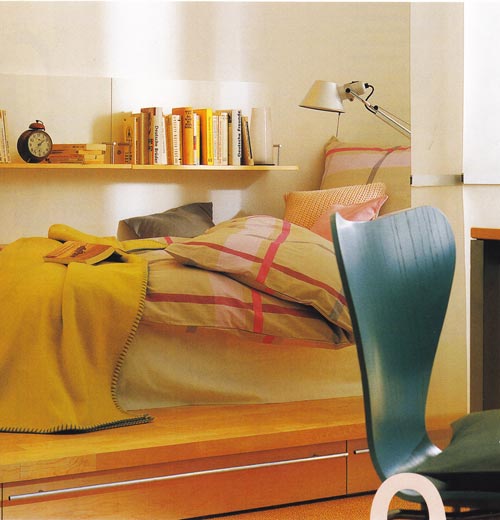 Двуспальная кровать в однокомнатной квартире?