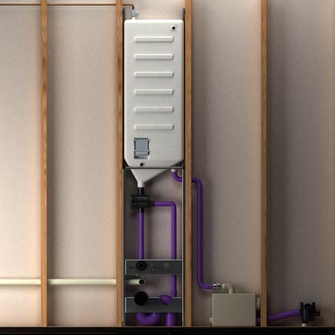 Современный туалет Grey Water Toilet System